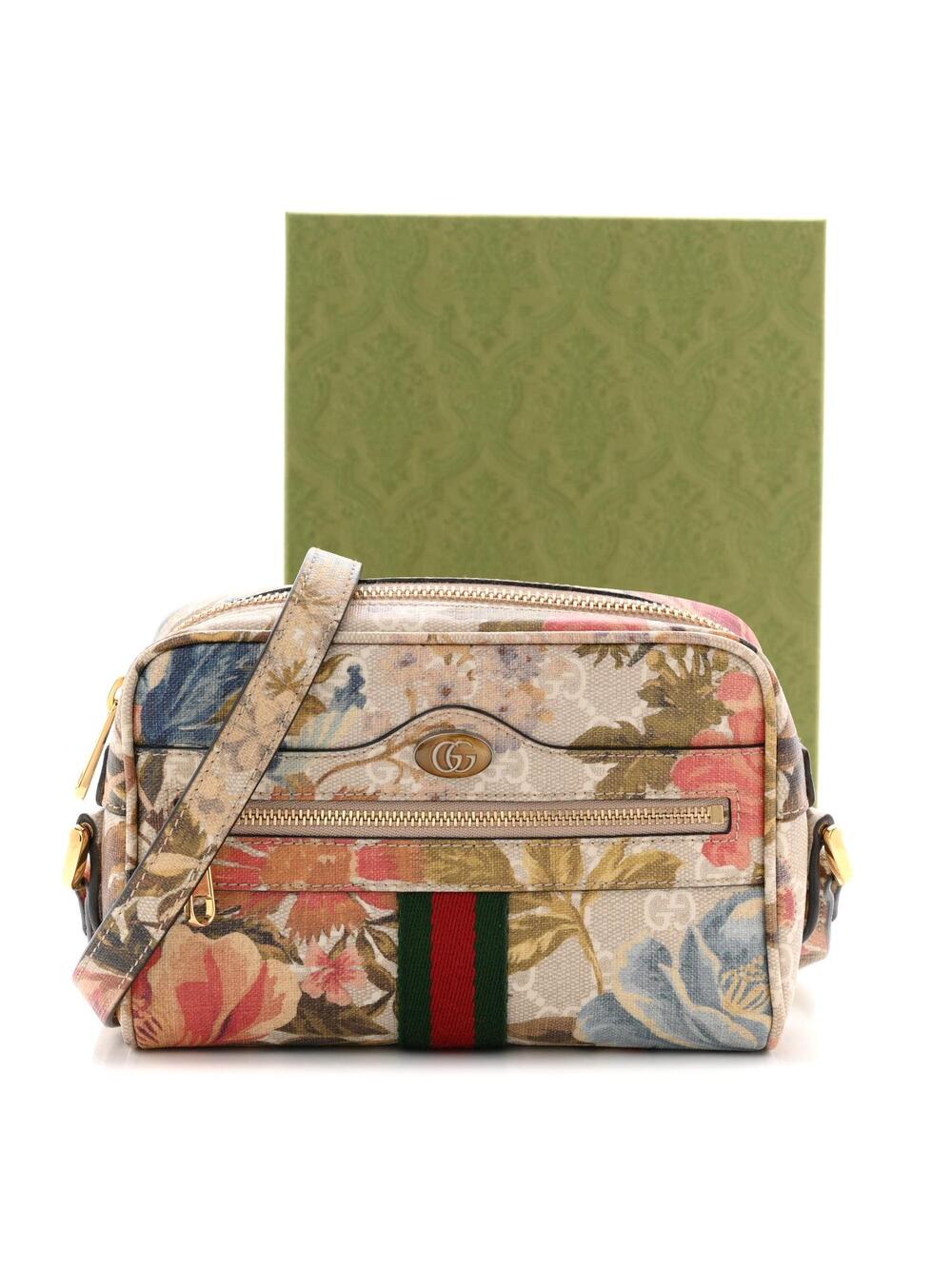 Gucci Gg Supreme Water Flora Web Mini #258898G11B - Picture 11 of 11
